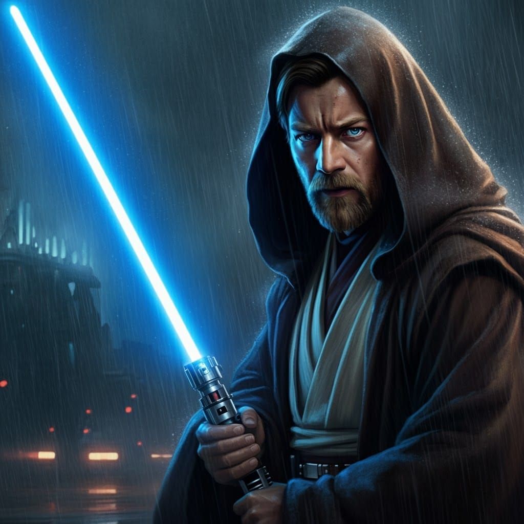 Obi-Wan Kenobi on Kamino 