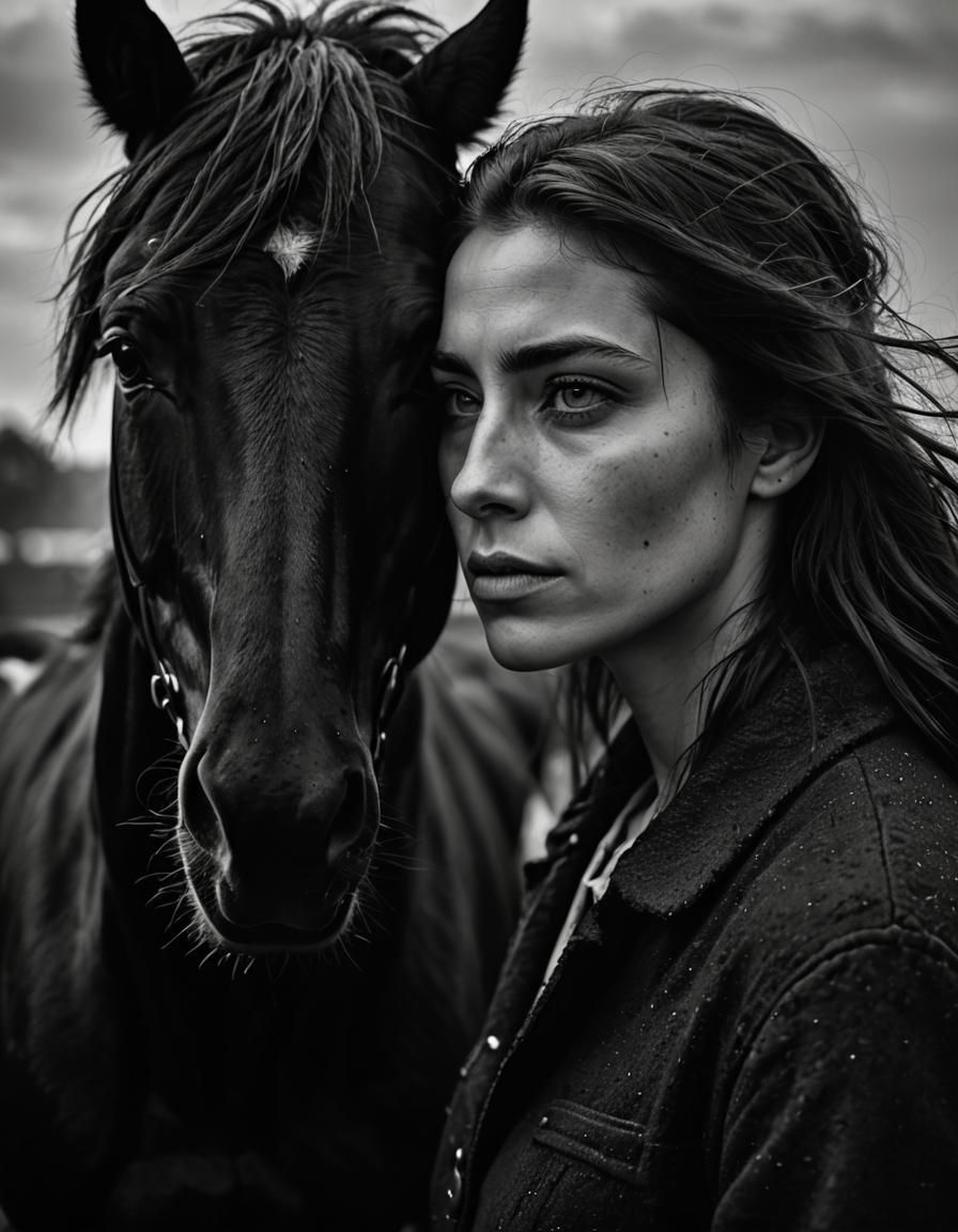 Black and White Portrait