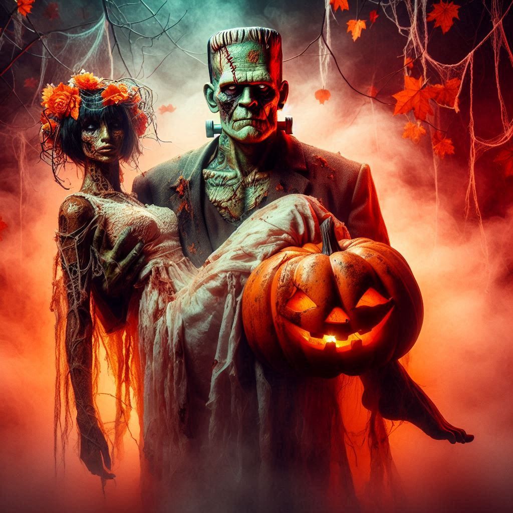 Halloween Frankenstein's Monster & the Bride