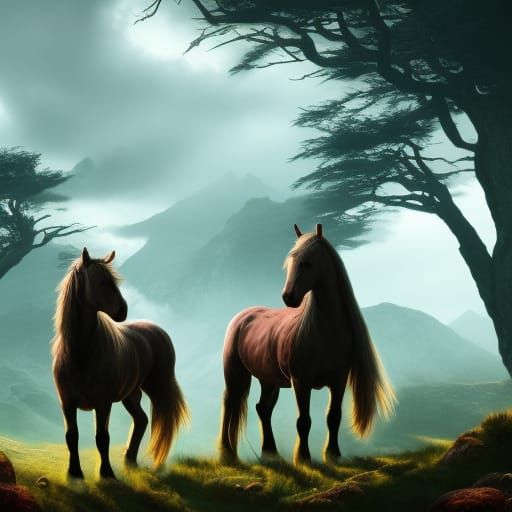 Scottish horses