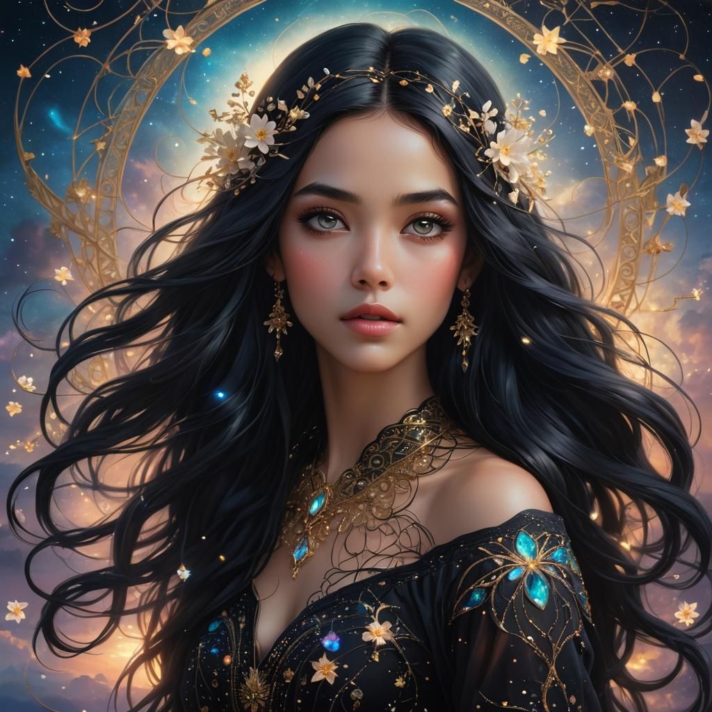 Dark Haired Beauty Ai Generated Artwork Nightcafe Creator