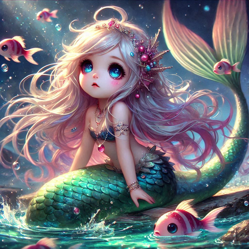 adorable fairy-tale fantasy creature portrait..