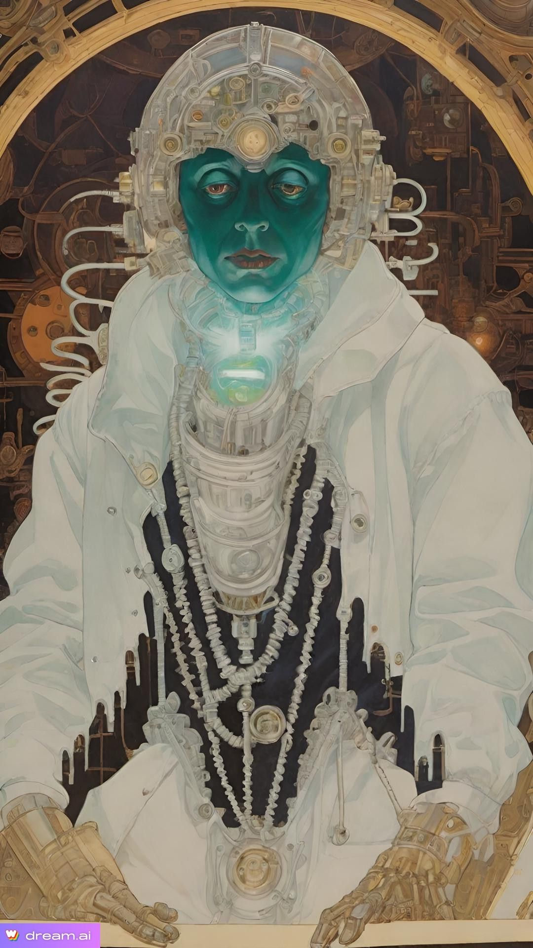 Retro-Futuristic Nonbinary Monarch