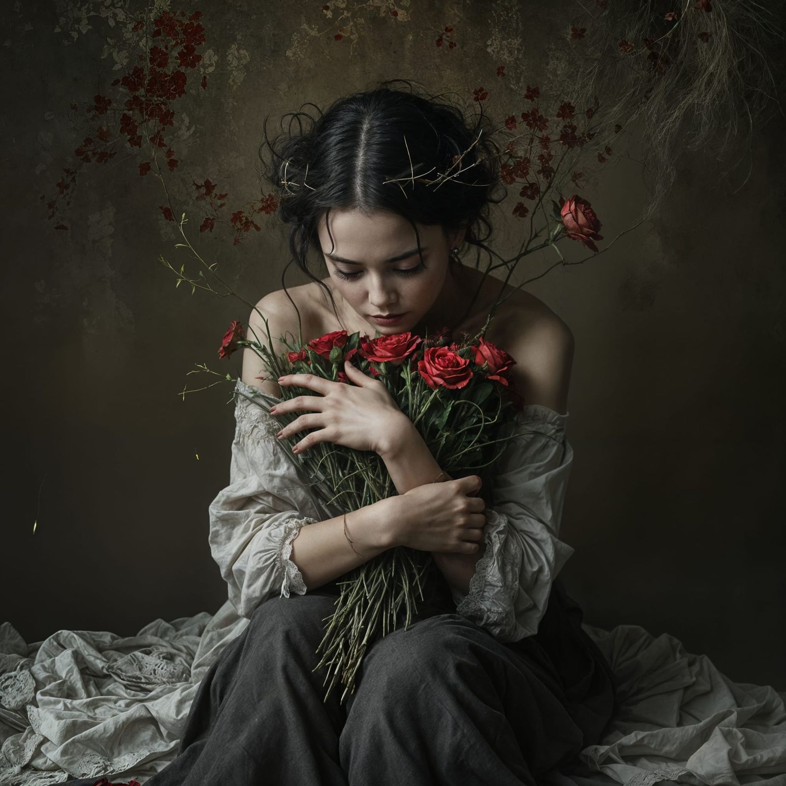 Red roses for Leonora  by @Yumi