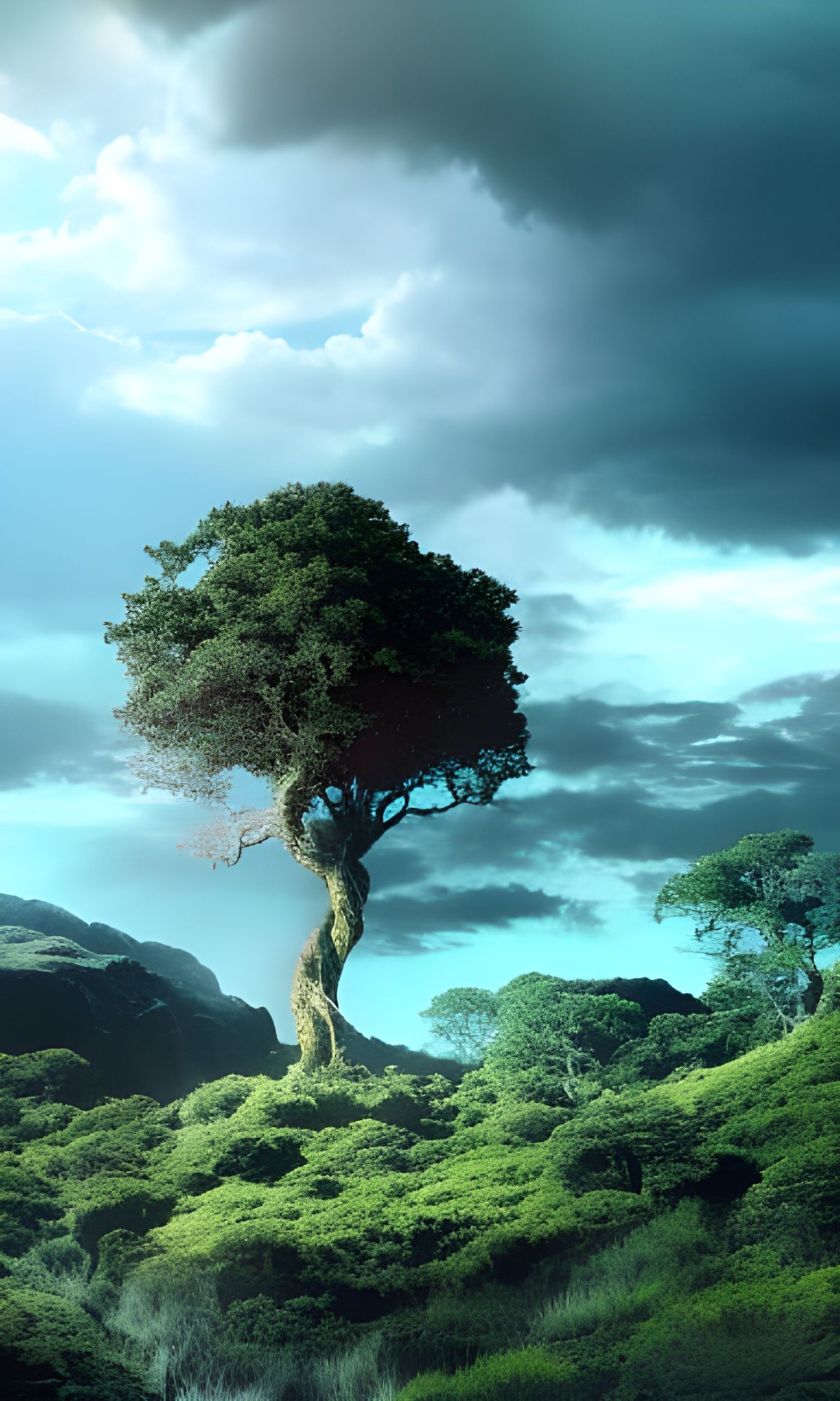 Ancient Mother of Trees  by @Kuiken