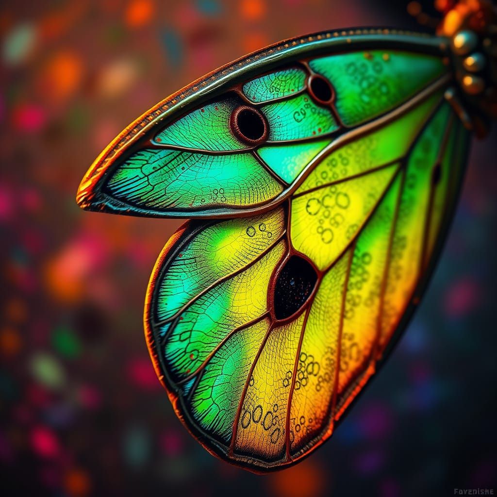 Hyperrealistic photoworthy intricately detailed super close up of a butterfly wing  by @HermioneSheHulkNinja