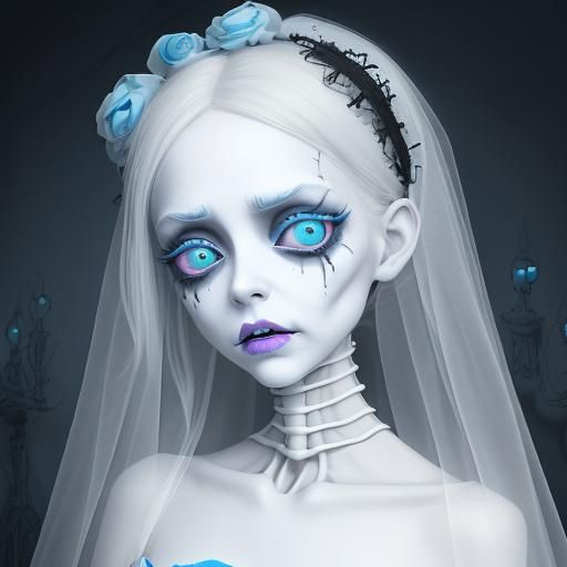 Inspired by the Tim Burton anime movie, a dead bride playing...