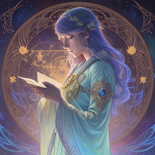 Imagine a celestial cartographer charting the constellations from a hidden observatory nestled within a swirling nebula. The observatory is ...