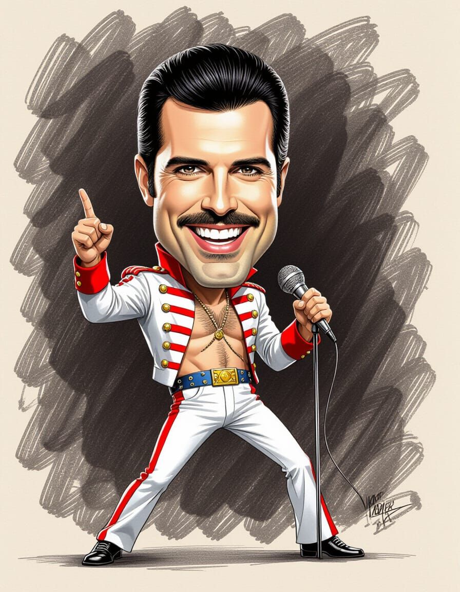 My favorit Freddy Mercury  by @Saya jolly
