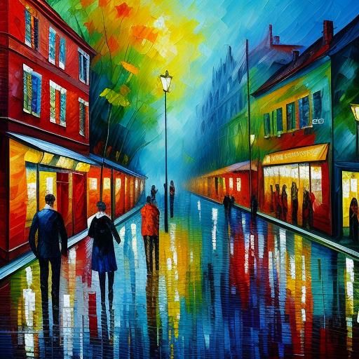 Raining evening