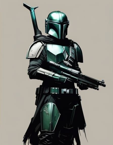 The mandalorian - AI Generated Artwork - NightCafe Creator