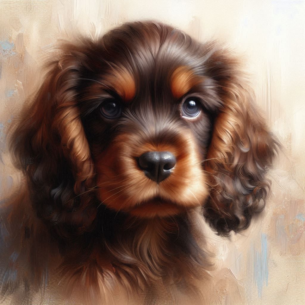English Cocker Spaniel   by @Punkmeister