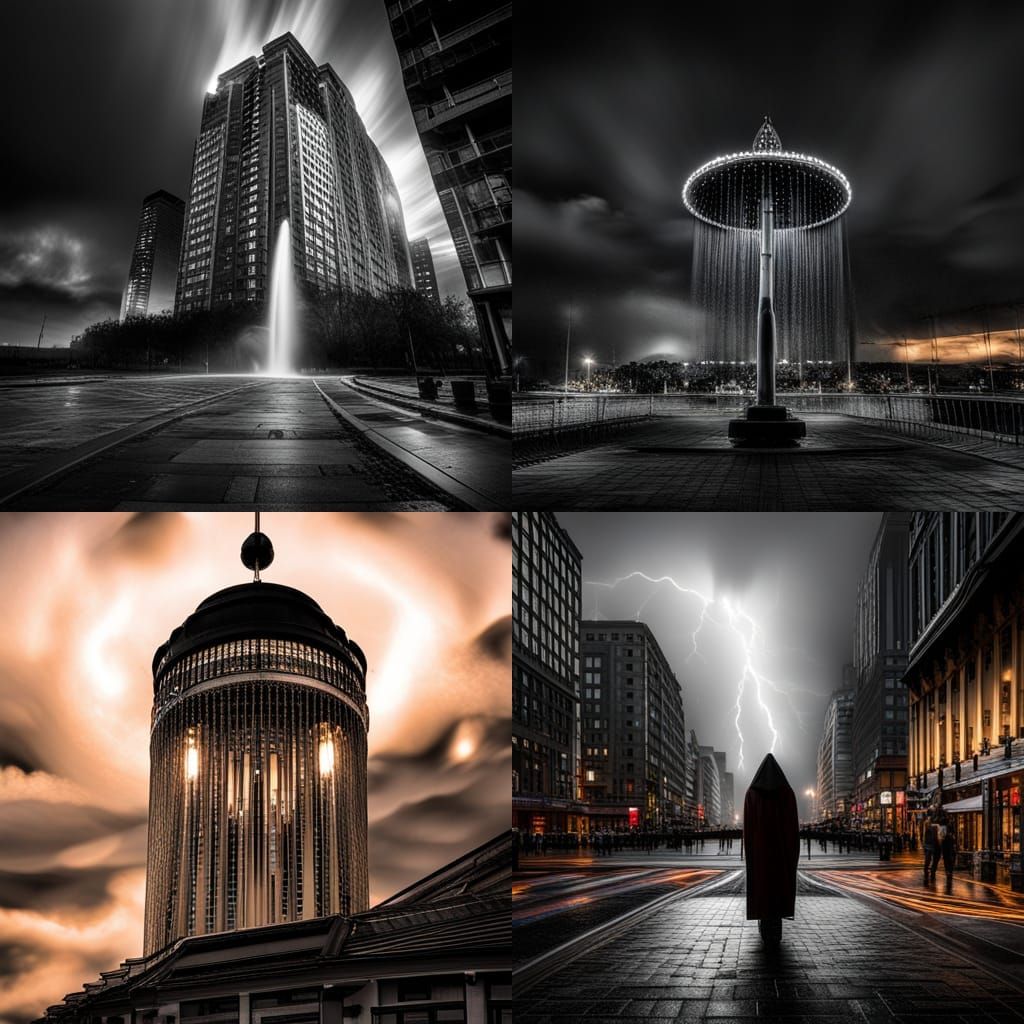 Midnight Shower AI Generated Artwork NightCafe Creator