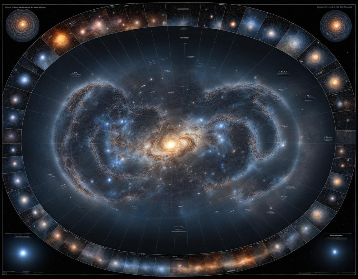 Brand new map, showing all the known Stars in the universe