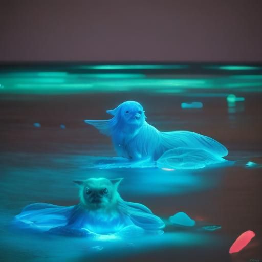 bioluminescent creatures ,

Professional photography, bokeh,...