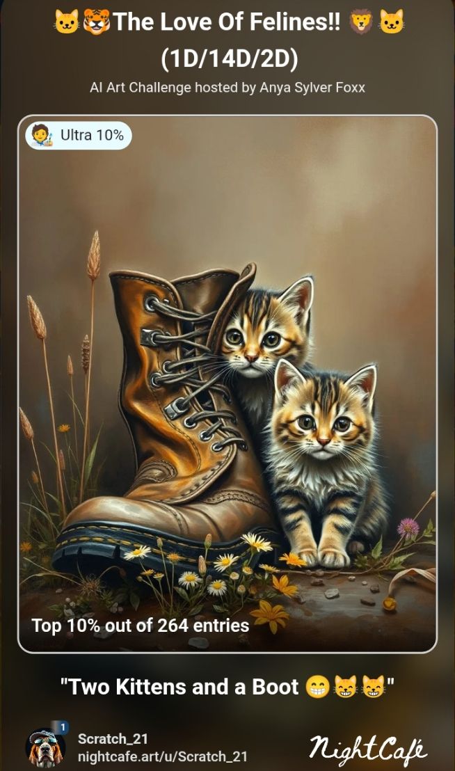 Two Kittens In a Boot