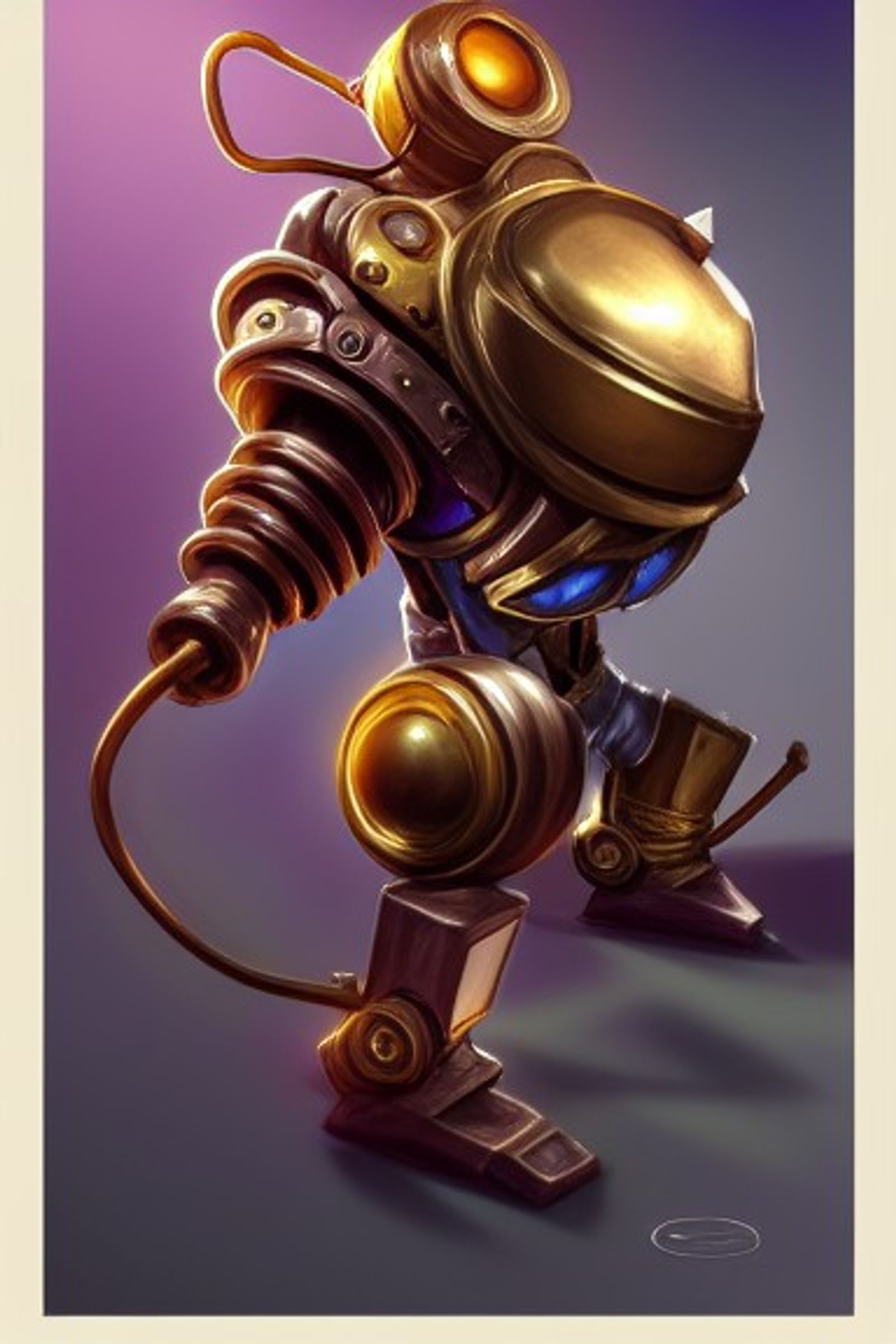 Blitzcrank Evolved - AI Generated Artwork - NightCafe Creator