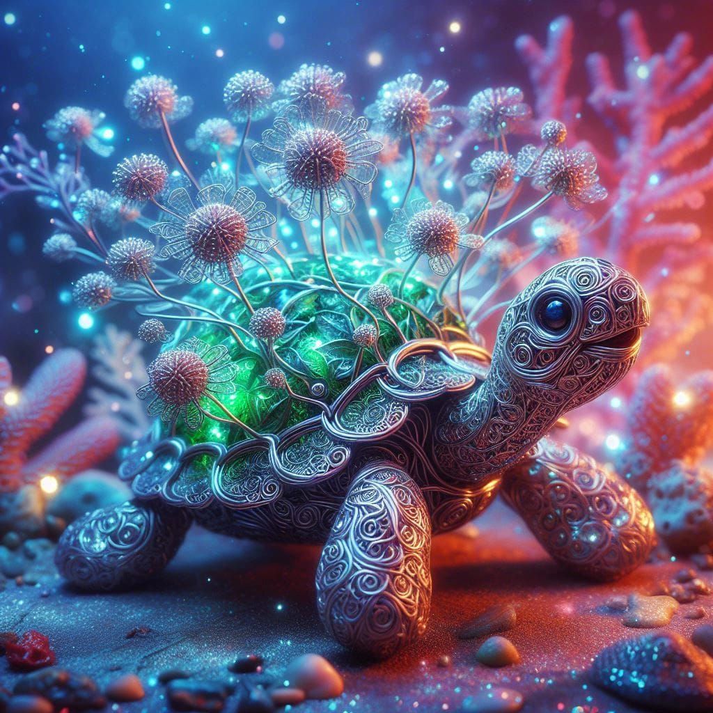 Metal Turtle  by @Rosie