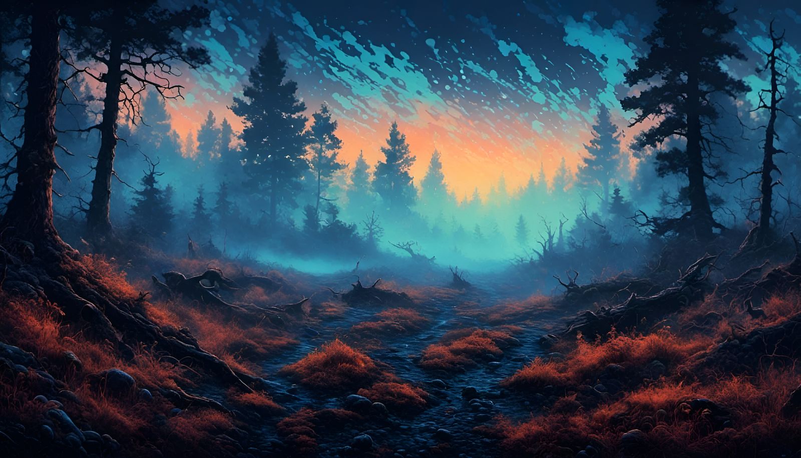 A forestscape