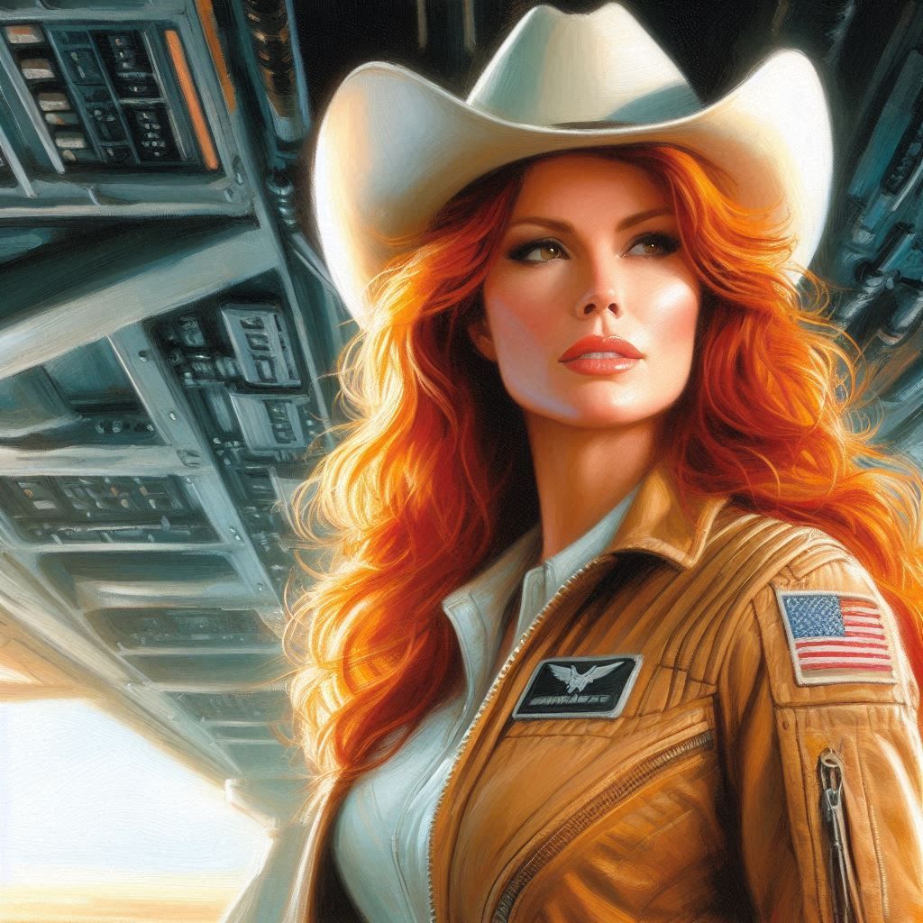 Fire Hair "Space Cowgirl"