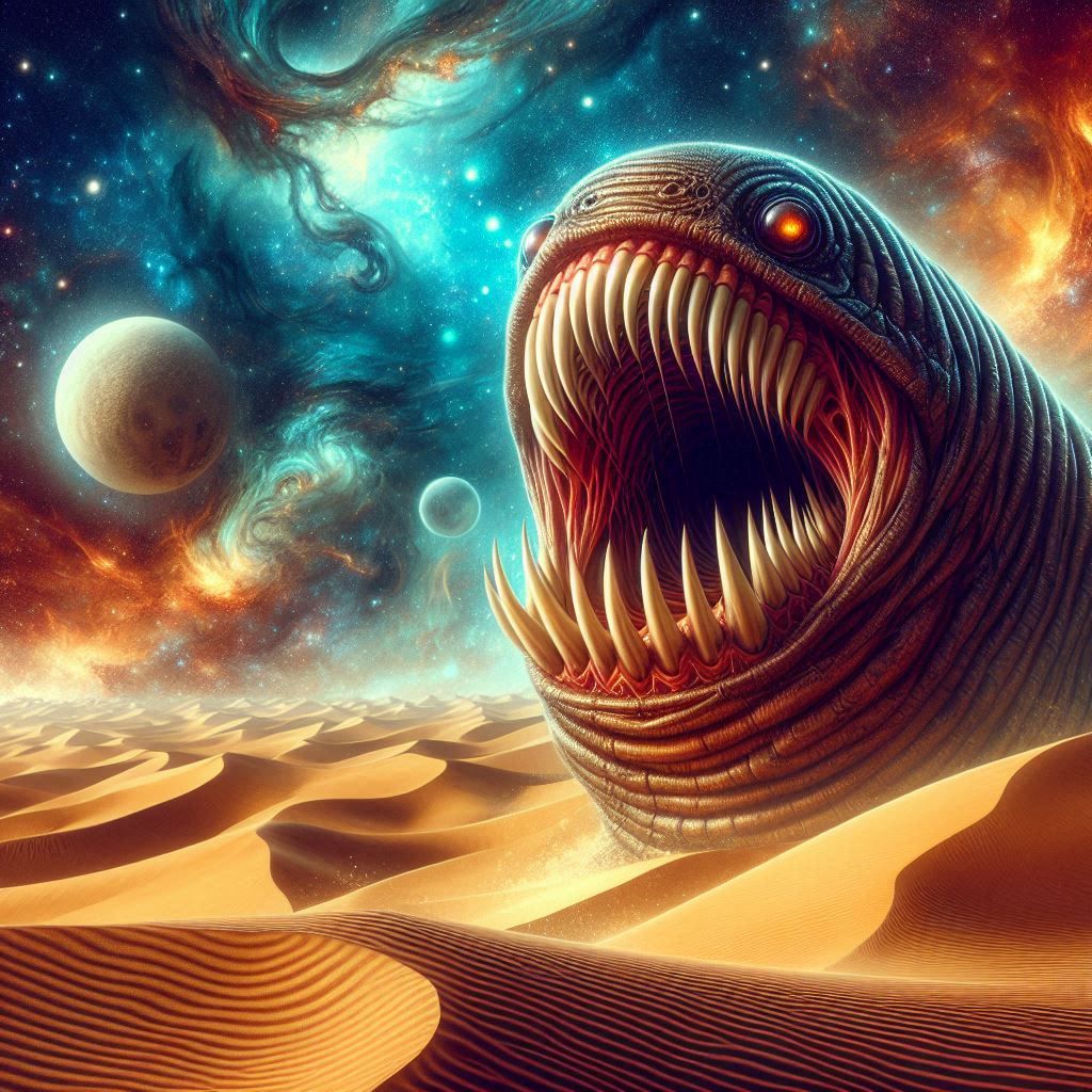 A very hungry sandworm