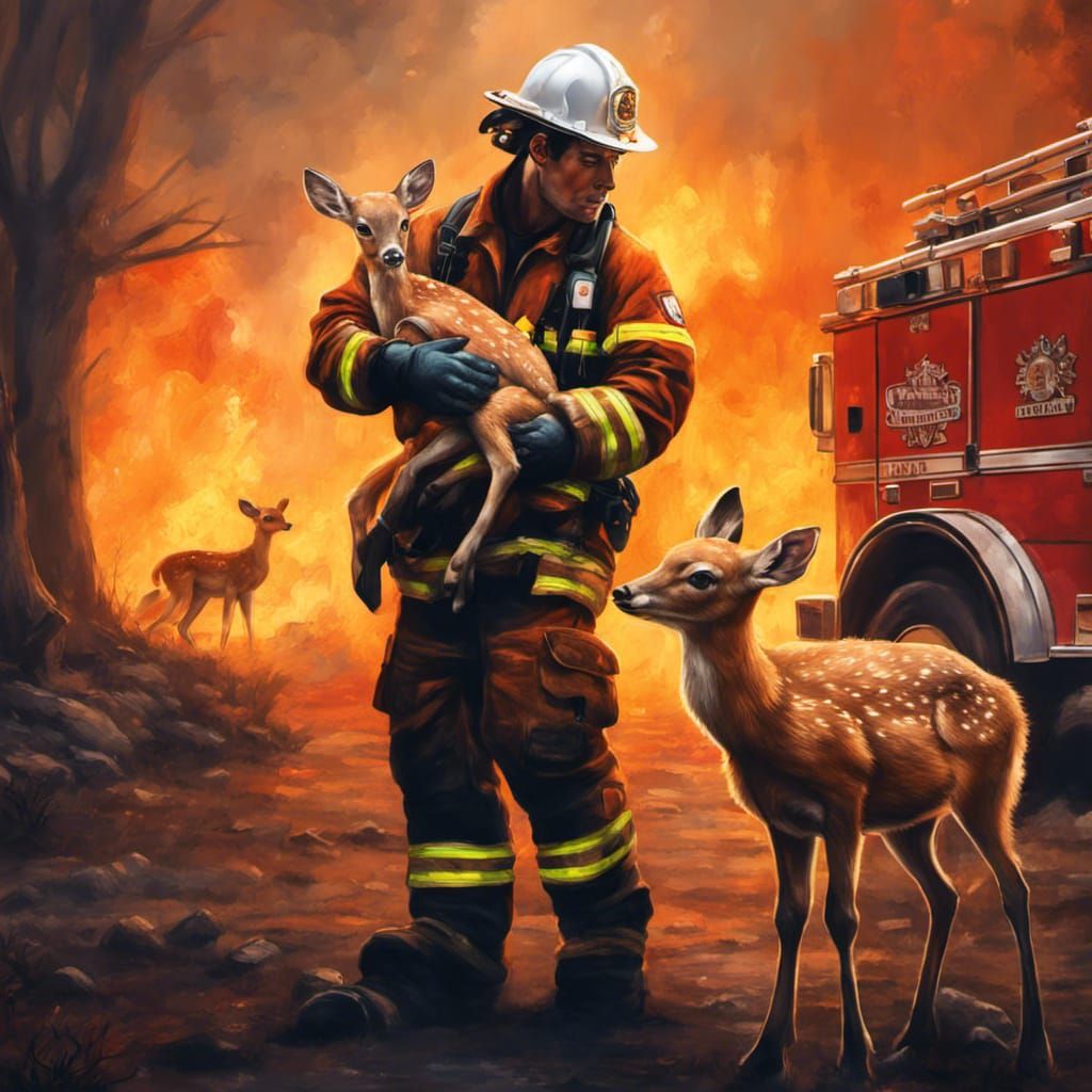 Risking his life for theirs   by @Ren