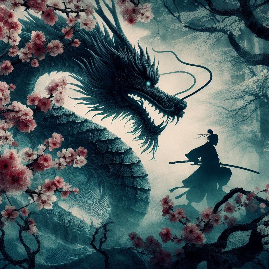 A ronin without a master, a dragon without chains - both wanderers in a world that fears their freedom.