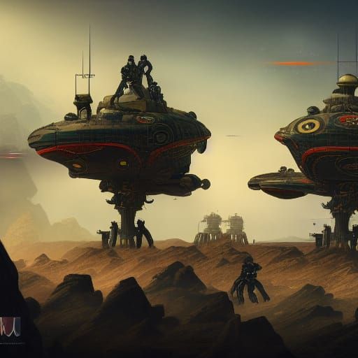 Martian Front Lines