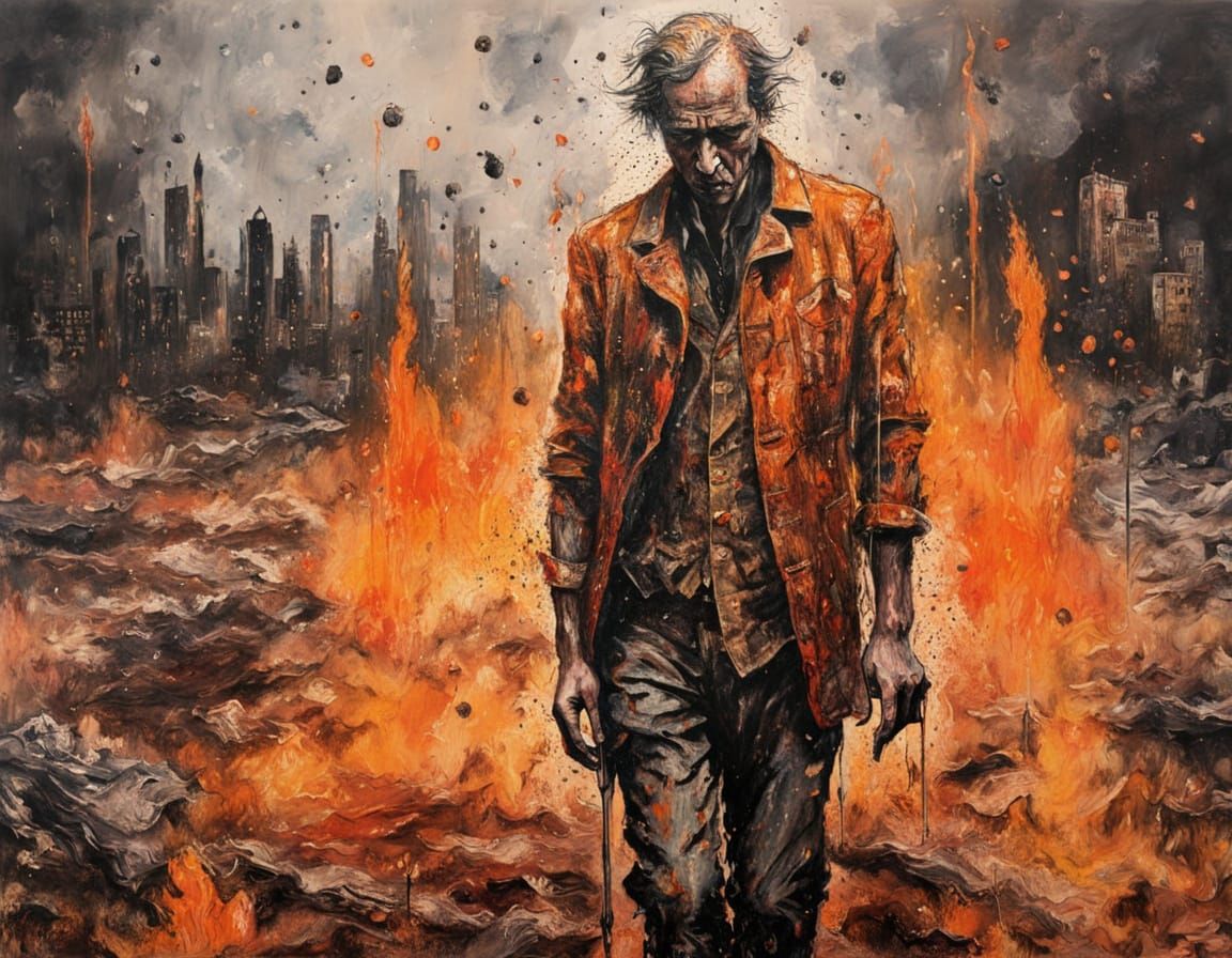 At World's end  by @Larry_J_Rollason_ART