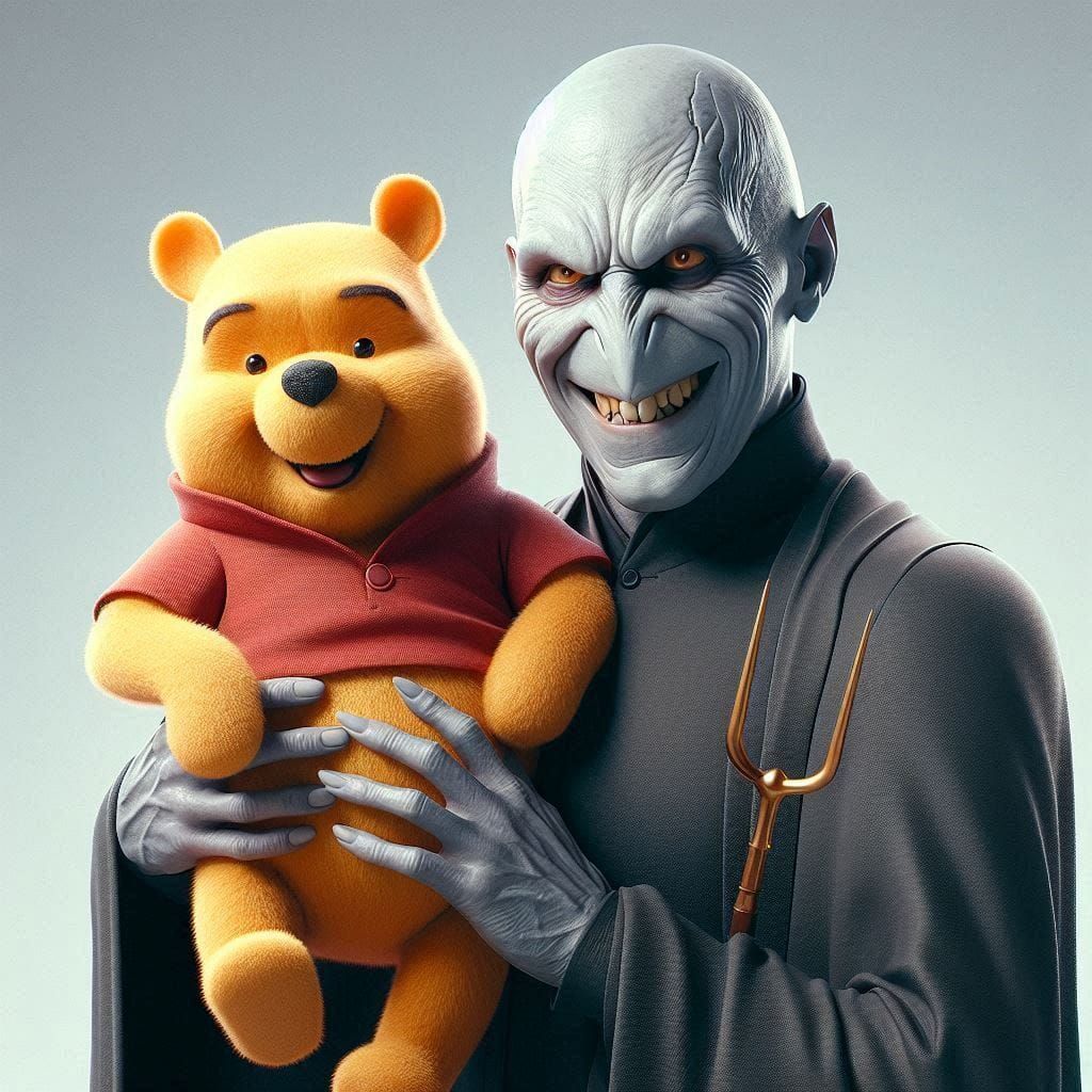 וולדמורט נשבה בקסמו של פו הדב המתוק