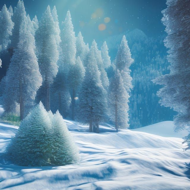 Snowy winter day false