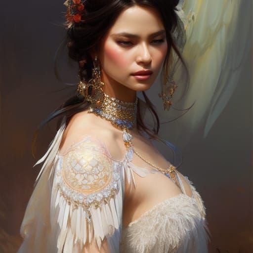 Closeup of gorgeous confident Tiana :: sunny day :: attracti...