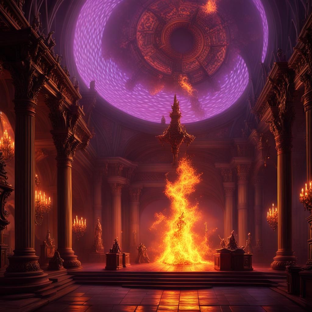 Goodness gracious, great balls of fire and fireball AI Generated