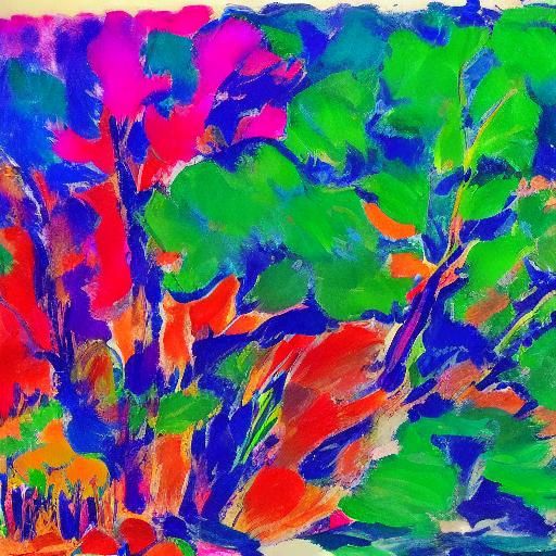 Fluorescent hedgehog on strawberry field 
Fluorescent colors...