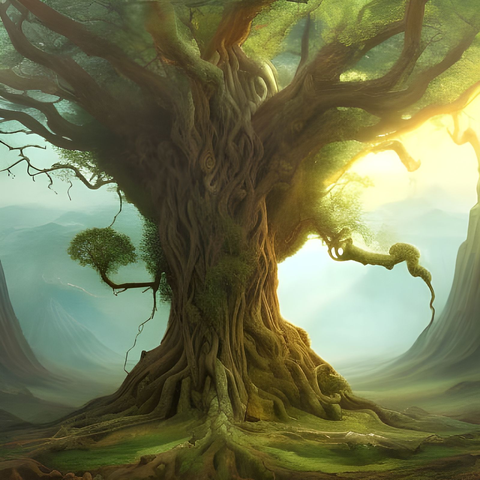 yggdrasil tree of life - AI Generated Artwork - NightCafe Creator