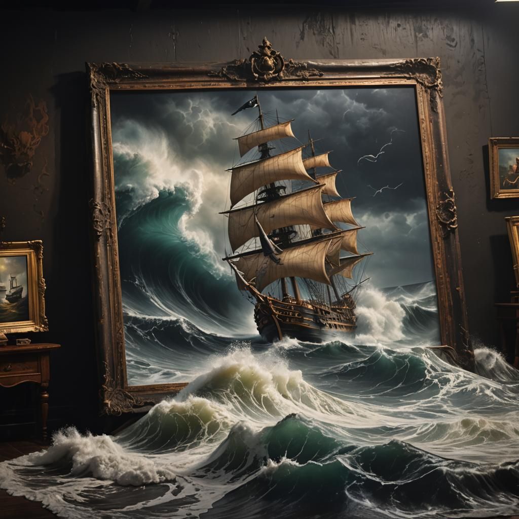 Escaping the storm   by @SolitaryWeaver