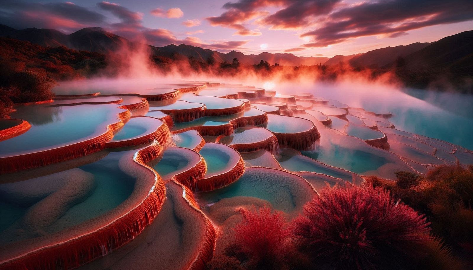 Champagne Pool, New Zealand