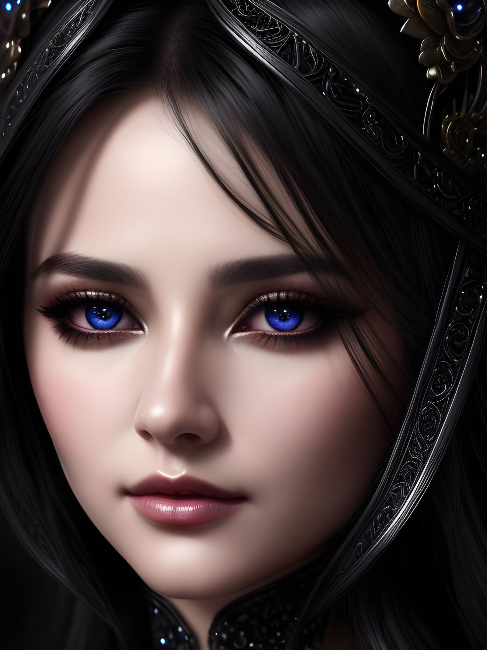 Bright Eyed Girl - AI Generated Artwork - NightCafe Creator