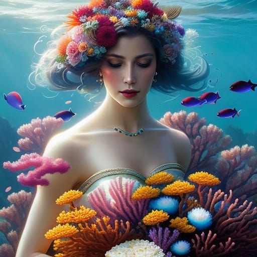 submerged underwater   by @Bera