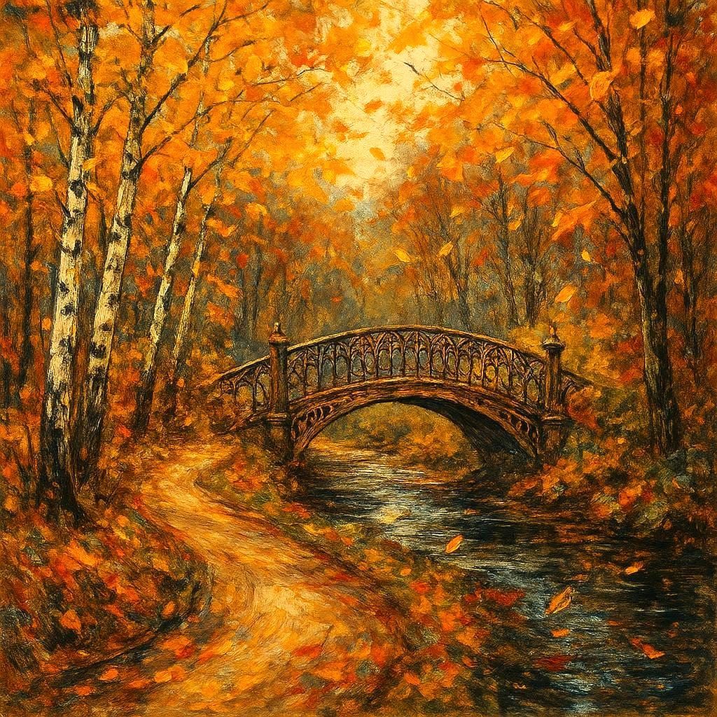 Autumn bridge