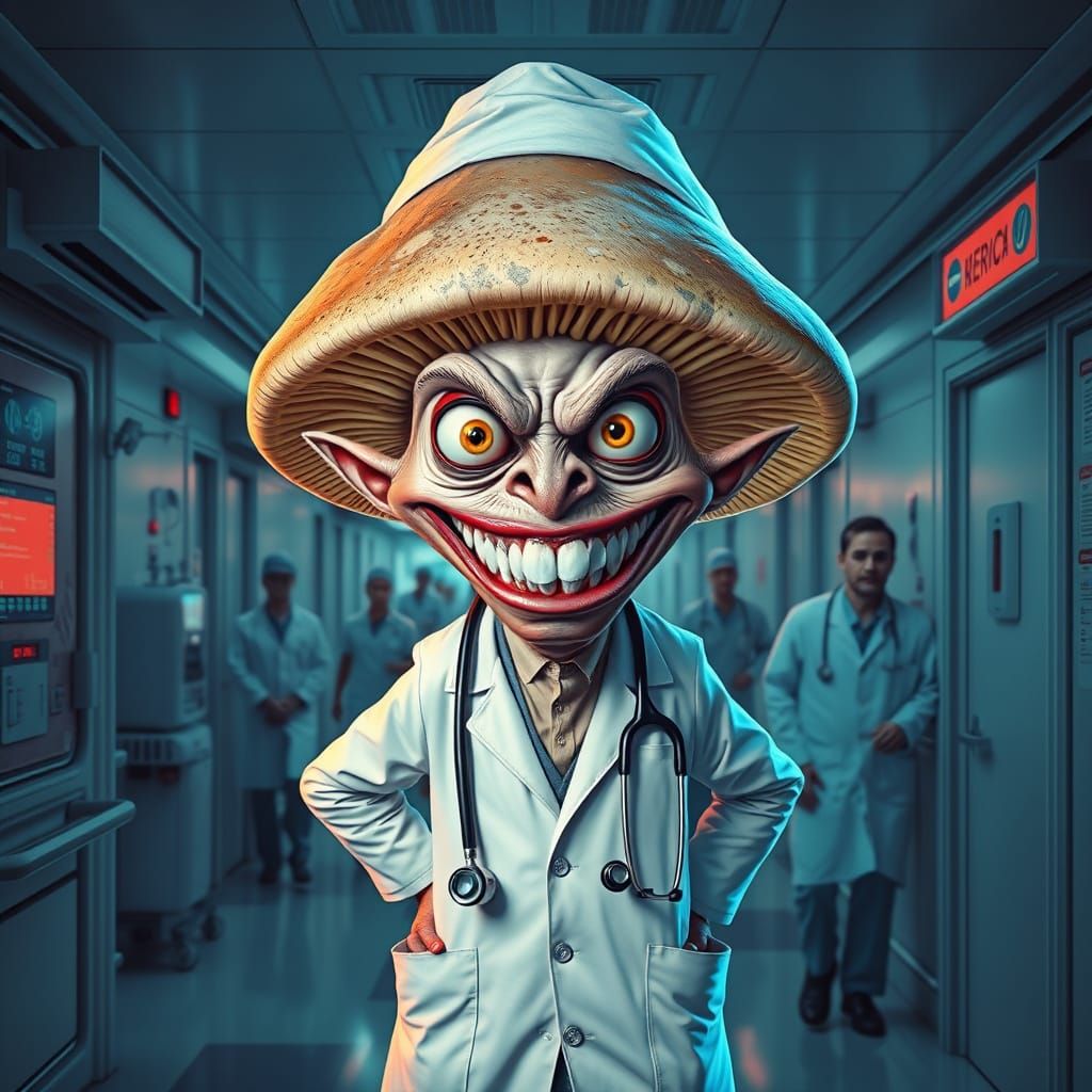 Crazy Mushroom Doctor  by @Melanie