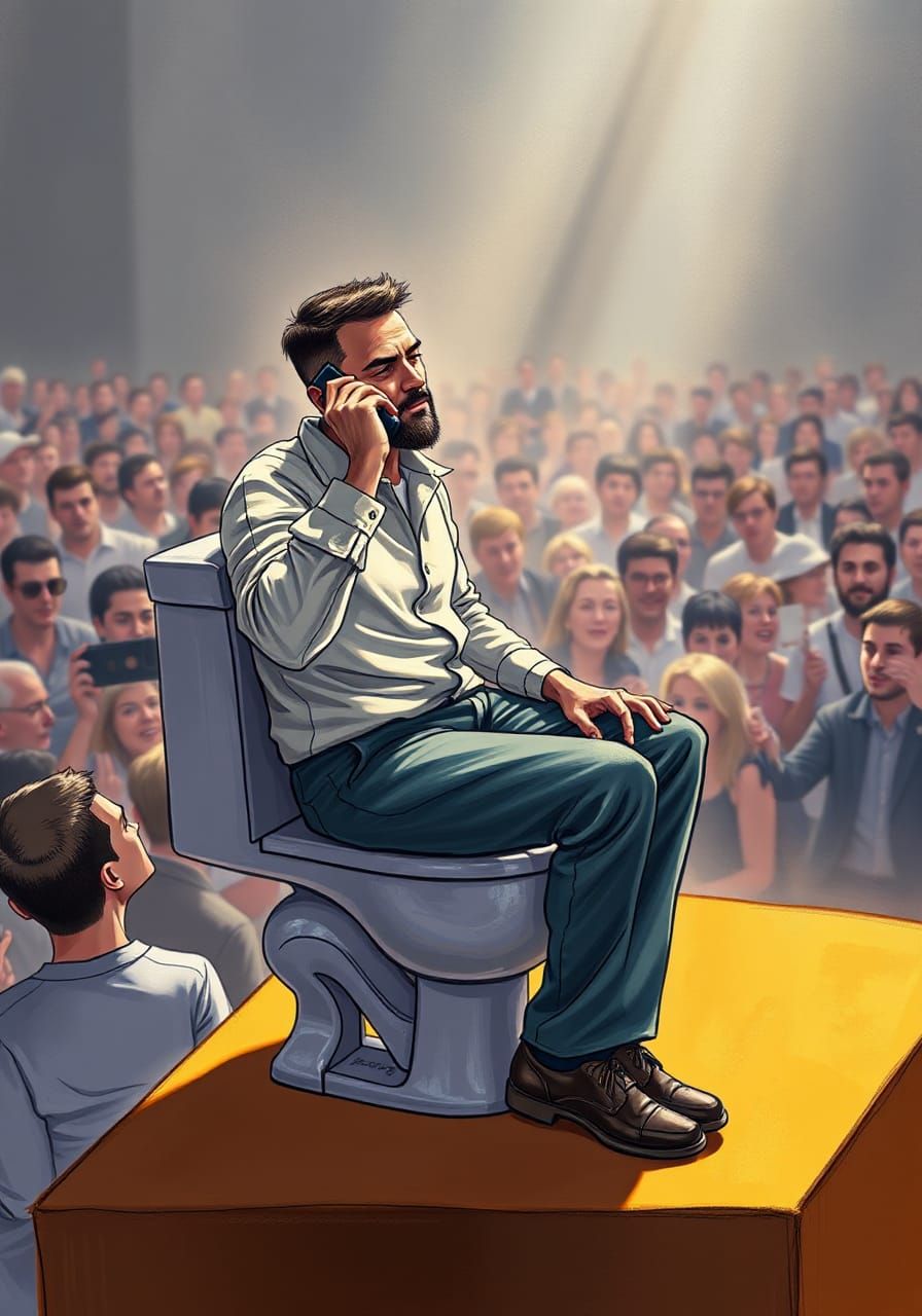 I can’t talk right now, I’m in rostrum