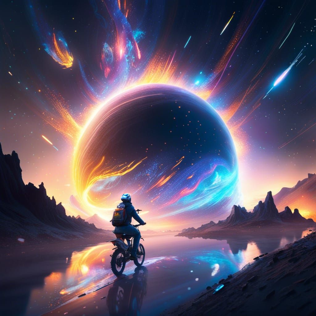 Riding Towards Everything  by @Kindly Offer