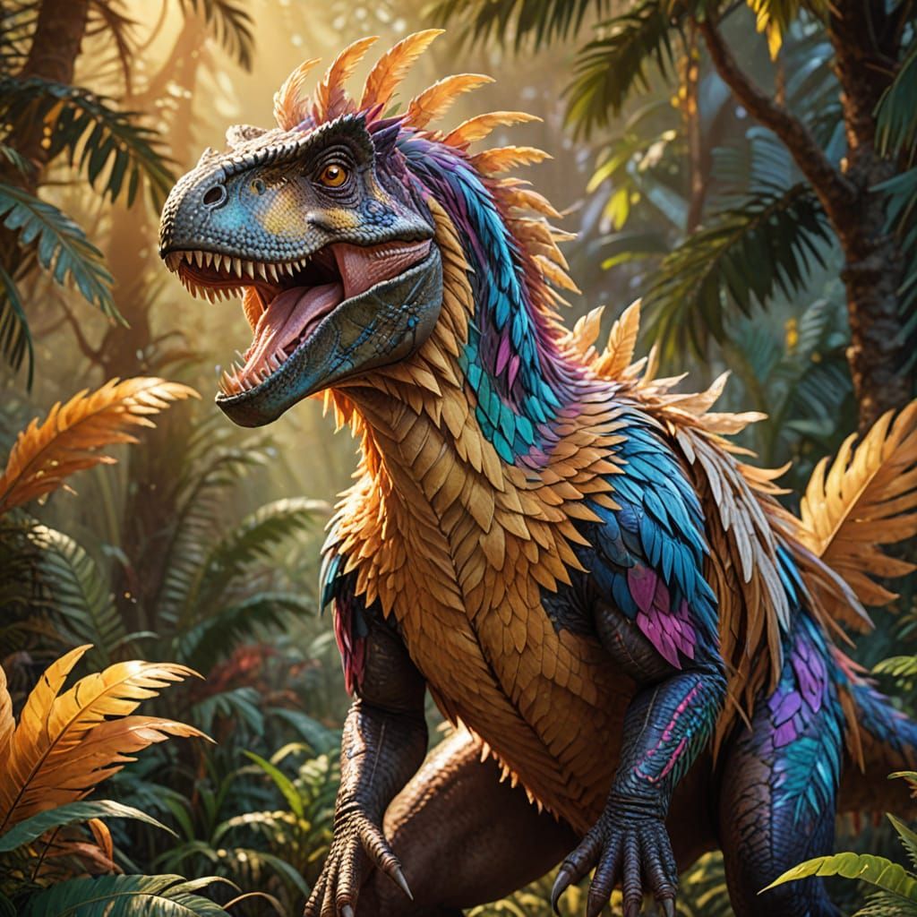 Chickensaurus Rex  by @Impudicus