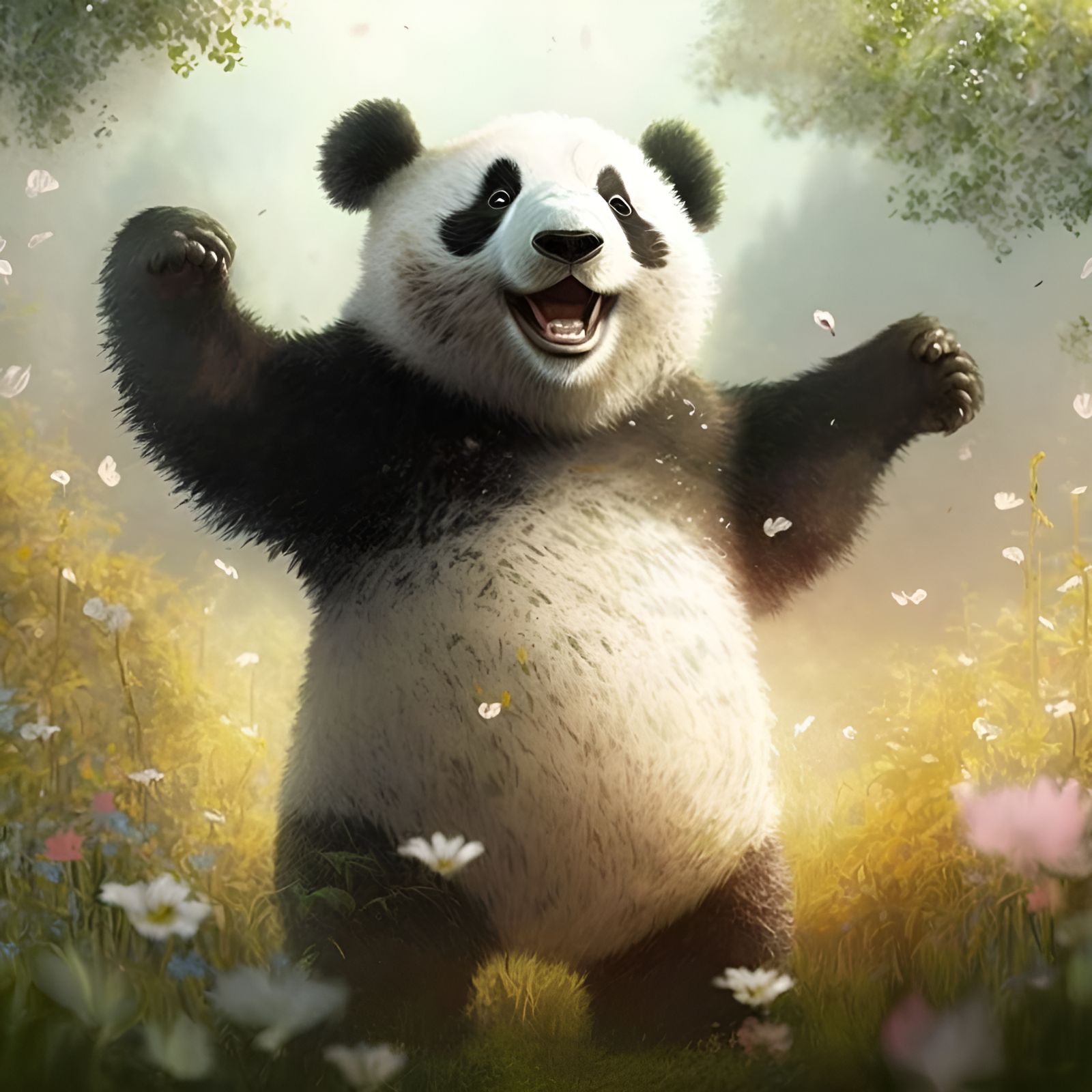"Panda-boo, I love you!"