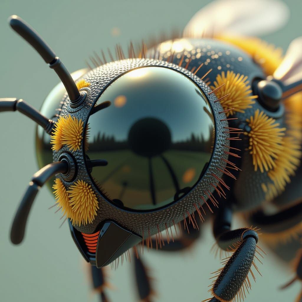 Macro Eye of the Bee  by @Warlock11