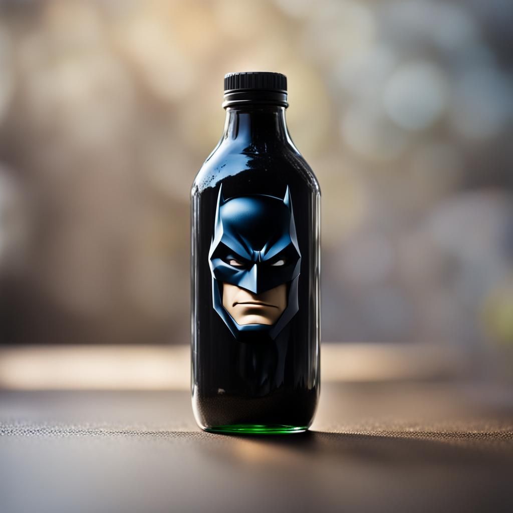 the batman when is scared inside of a bottle