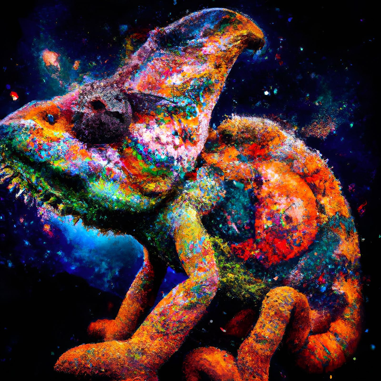 Chameleon Galaxy - AI Generated Artwork - NightCafe Creator