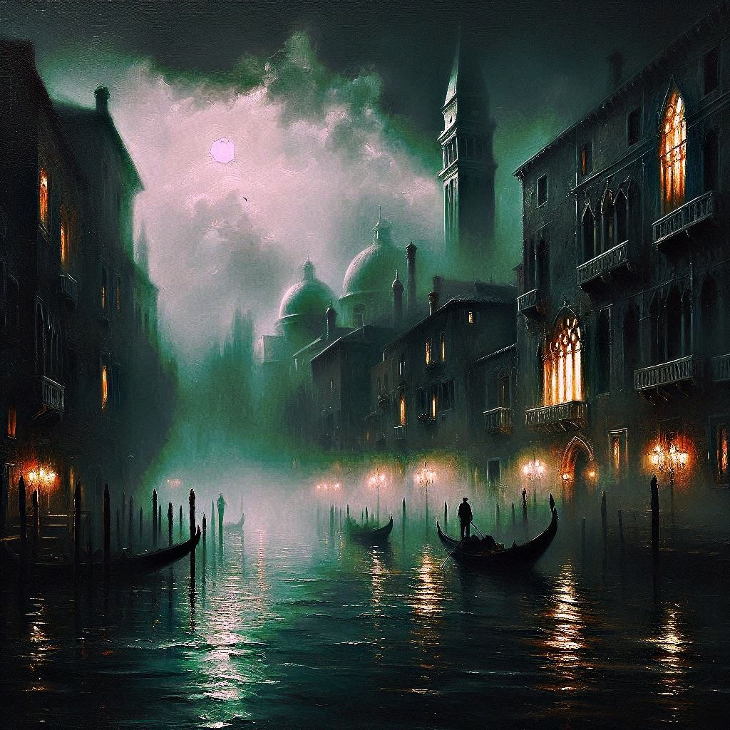 Shadows of the Gondola's Glide  by @Uwork