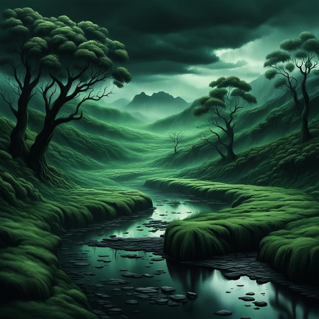 Dark green
